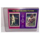 1975 Topps Mantle/Aaron MVP #195