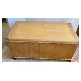 Bamboo Blanket Chest