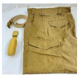 WW II Pilots Pants & Belt
