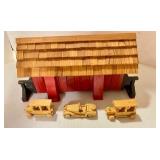 Cover Bridge & Cars Carvings