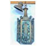 Hanging Slag Glass Hall Light