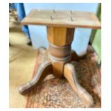Oak Table Pedestal