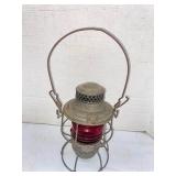 Railroad Lantern-Red Globe