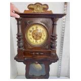 Ornate Walnut Wall Clock