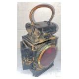 Carriage Lamp w/ Red Lens