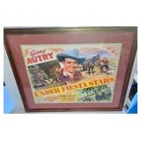 Framed Gene Autry Lobby Card