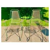 Pair of Metal Rocking chairs