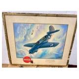 Coca Cola WW II Airplane Print
