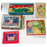 Vintage Puzzles & Games w/ Boxes