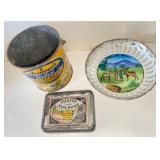 Peanut butter Pail/Catskill Game Farm