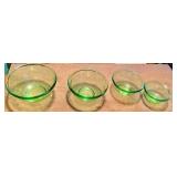 Depression glass Bowls