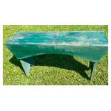 Wash bench in Old Green Paint
