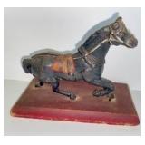 Cast Iron Horse on Stand