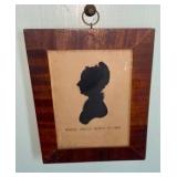1829 Framed Silhouette