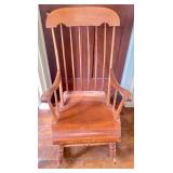 Plank Seat Rocking Chair