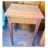 One Drawer Stand w/ Tapered Legs