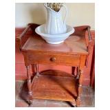 Washstand w/ Bowl & Pitcher