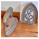 Enterprise Sad Iron & Trivet