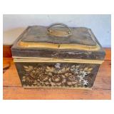 Stenciled Tin Box