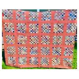 Handmade Geometric Quilt