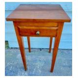 Hepplewhite Cherry One drawer Stand