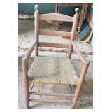 Early Arm Chair w/ Round Finials