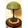 Holiday Antique Auction w/Tiffany Acorn Lamp