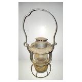 NY Central RR Lantern-embossed globe