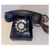 Bell System Black Bak-A-Lite Phone