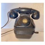 Black Telephone w/ Attached Ring Box