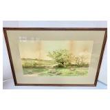 Framed Pastoral Scene