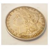 1878 S Morgan Siver dollar