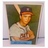 1954 Bowman # 64-Eddie Mathews