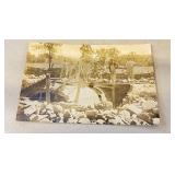 Bridge Construction postcard
