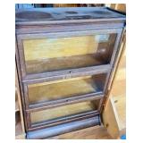 3 Section Oak stacking Bookcase