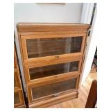 3 Section Stacking Oak Bookcase