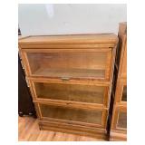 3 Section Stacking Oak Bookcase