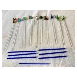 Glass Swizzle Sticks