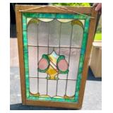 Antique Leaded Glass Window