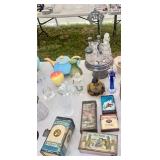 Vintage tins & Condiment Set