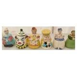 Many Vintage Cookie Jars