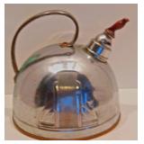 Deco Tea Kettle w/ Bird Whistle