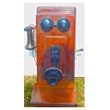 Walnut Wall Telephone