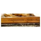 Foundry Mark: Paris, France signed DUCUING on base