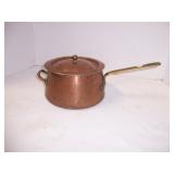 copper pot with lid 
