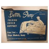 Better Sleep folding cover support 