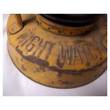 pair of Dietz Night Watch lanterns with red globes