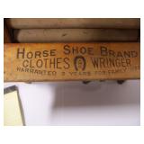 Horse Shoe brand clothes wringer