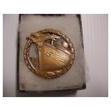 WWII German navel badge - nice pin well marked