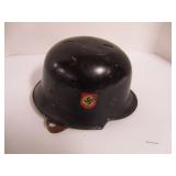 WWII German  police helmet - 2 decals, original, nice liner